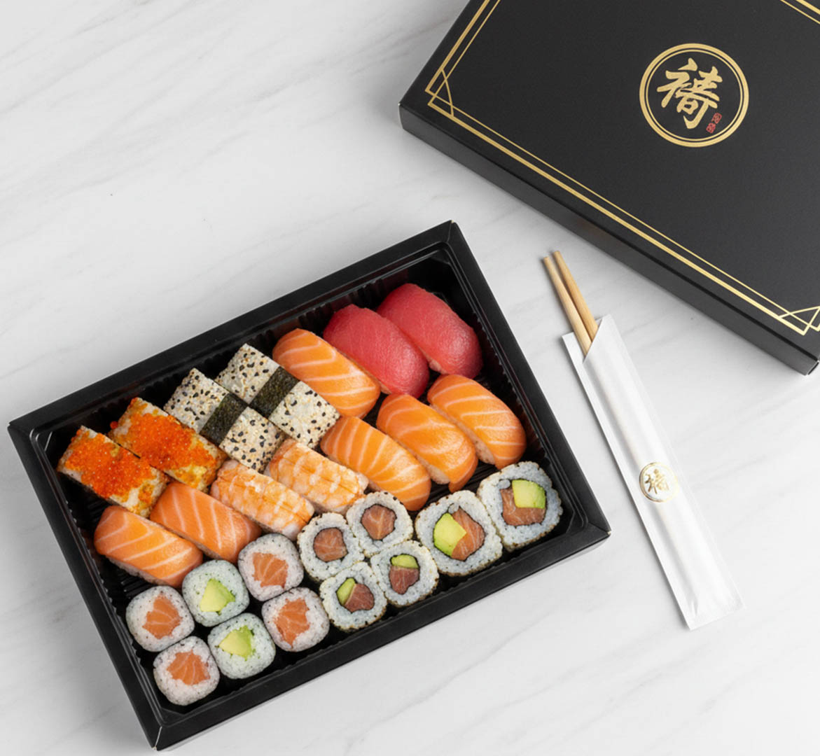 Combo premium de sushi