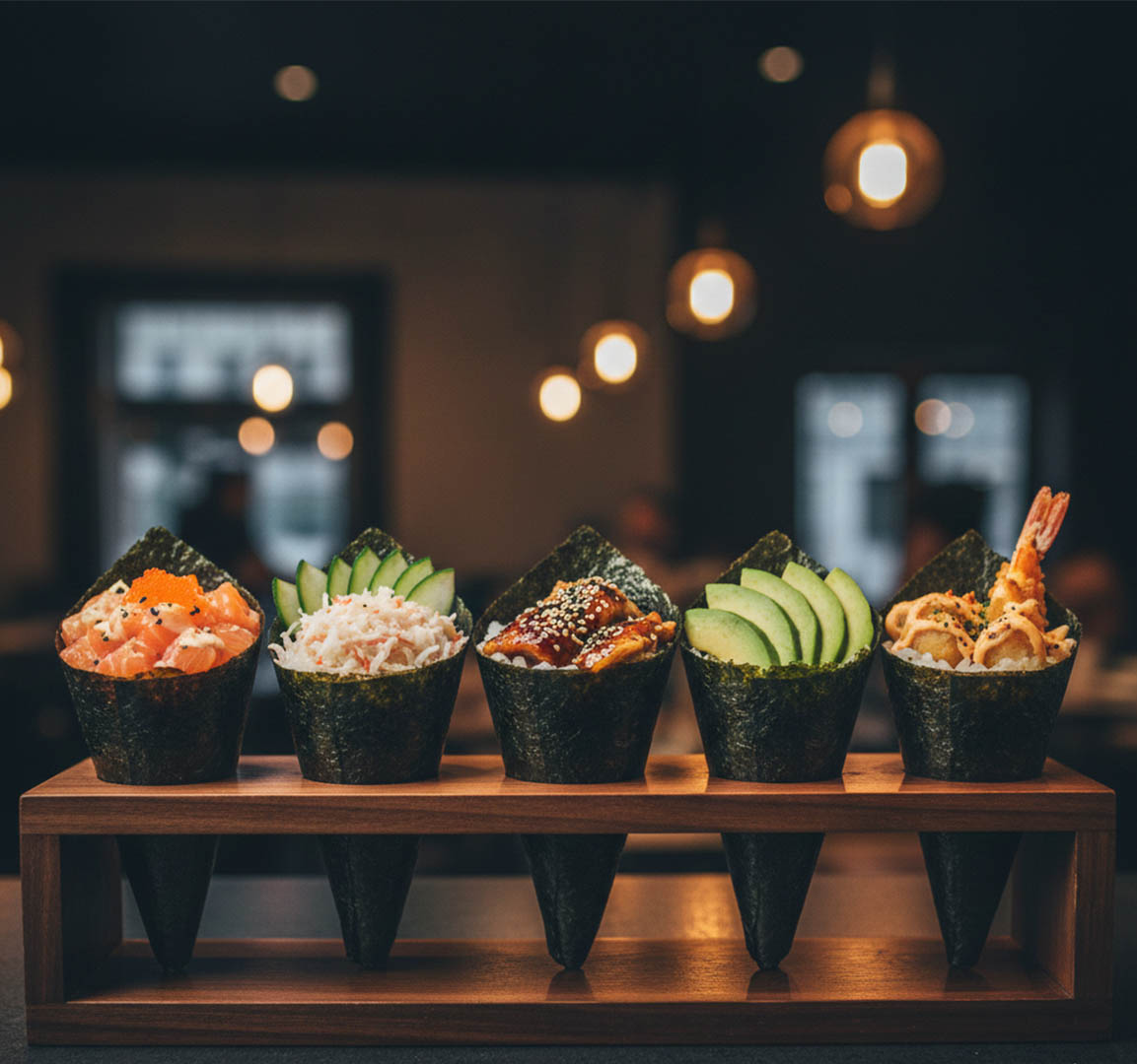 Temakis artesanais variados